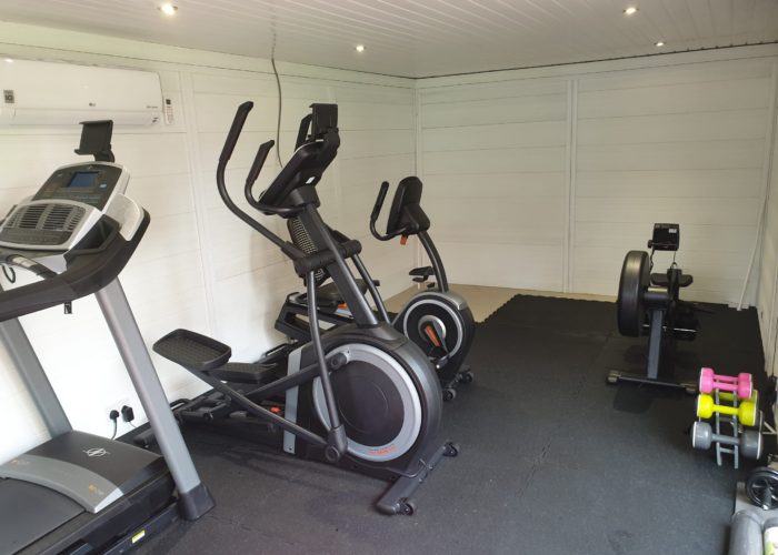 6mX3m Double Canopy Garden Gym Internal